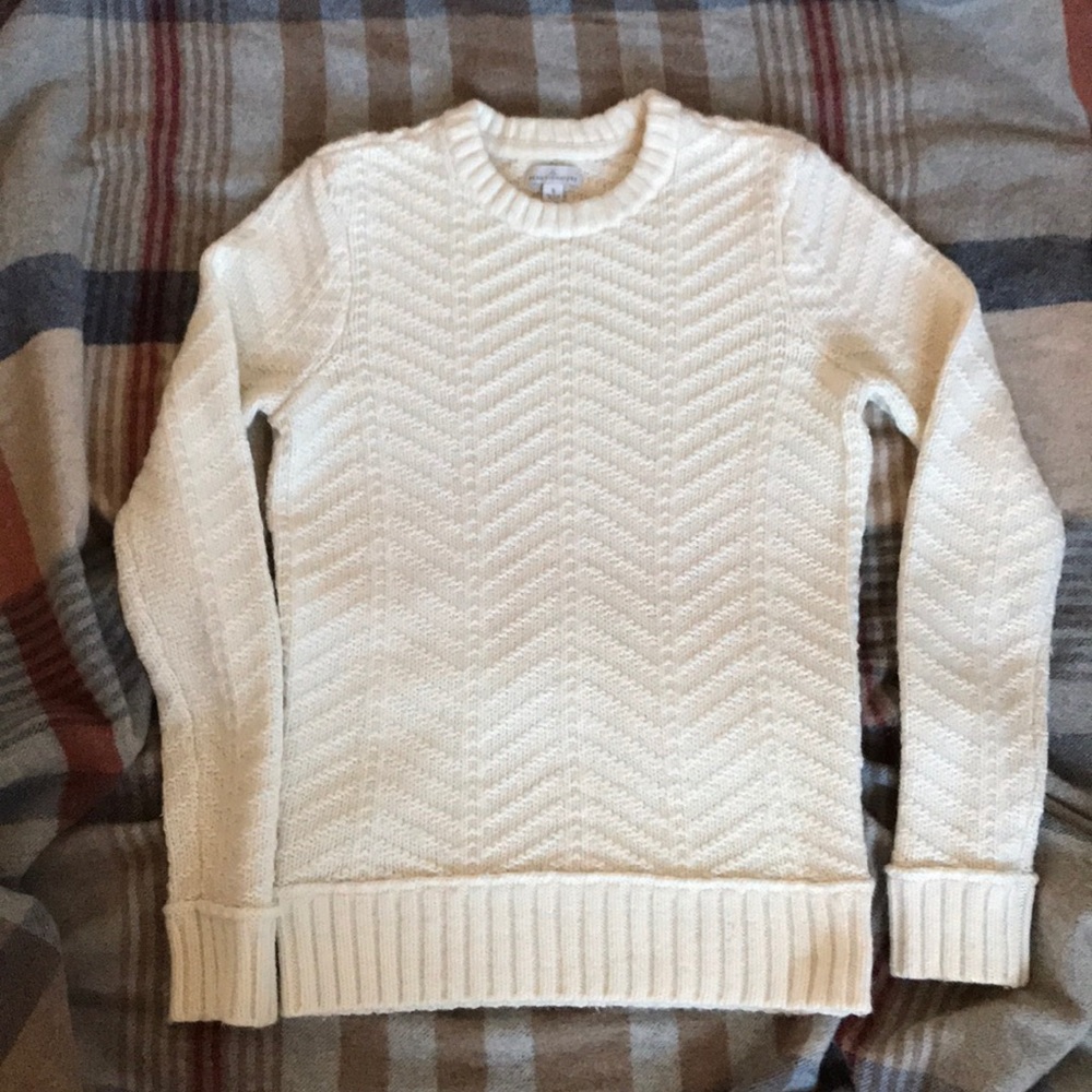 LL Bean Signature Herringbone Fisherman Sweater